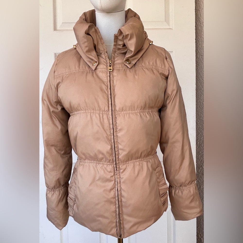 Marc New York Women’s‎ Puffer Coat Full Zip Gold Size XS